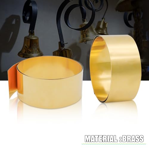 Uxney Brass Sheet Roll, Gold Foil Sheets 1000mm x 50mm x 0.1mm for Crafts, Electrical Repairs, DIY Projects