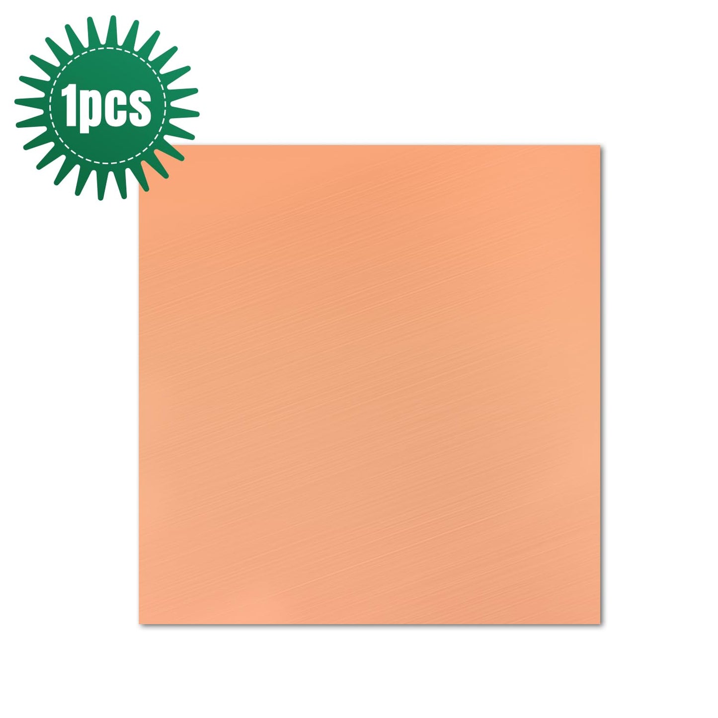 Uxney Copper Sheet Metal,4" x 4"-14 Gauge(2mm) Thickness,99.9% Pure Copper Plates for DIY, Jewelry, Electrical, Repair, Industrial(1 Pac)