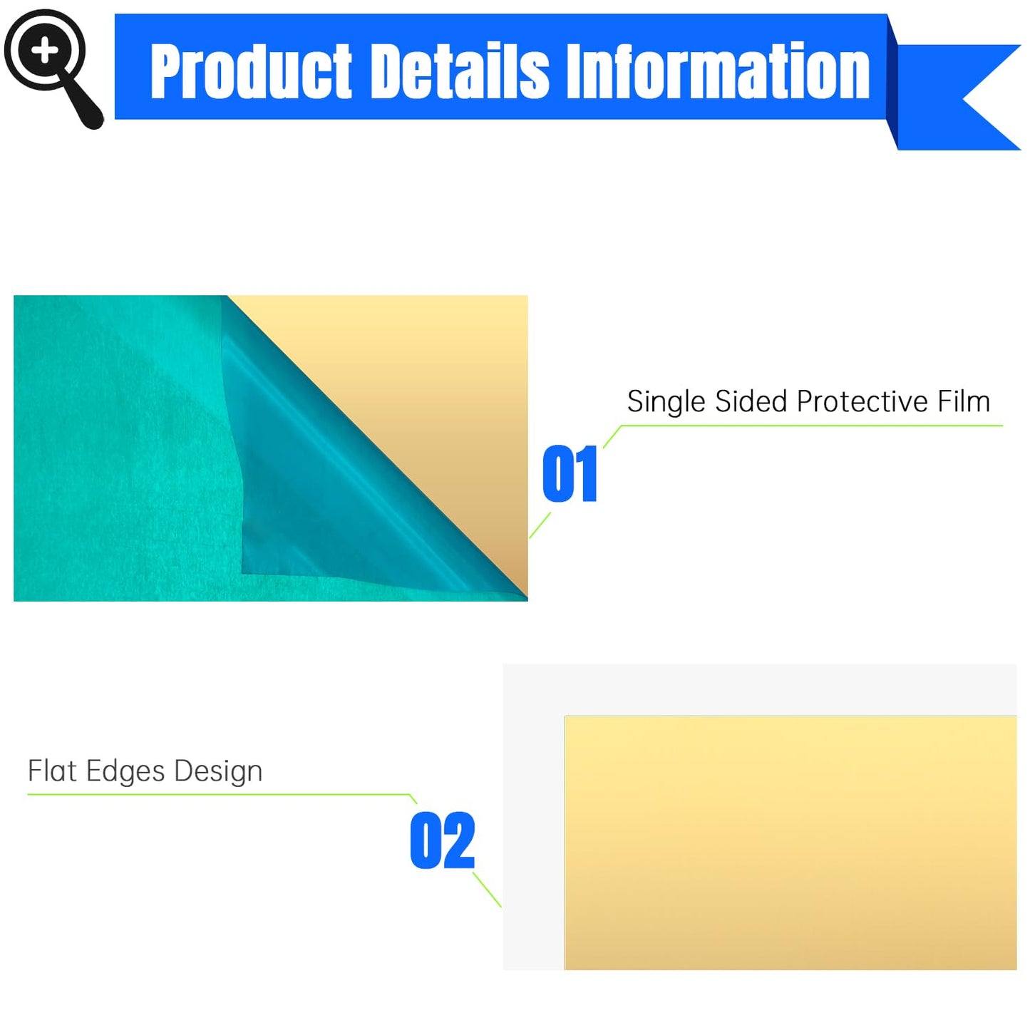 Uxney Brass Sheet,4" x 8"-16 Gauge(1.5mm) Thickness,99.9% Pure Brass Plates for DIY, Jewelry, Electrical, Repair, Industrial(1 Pac)