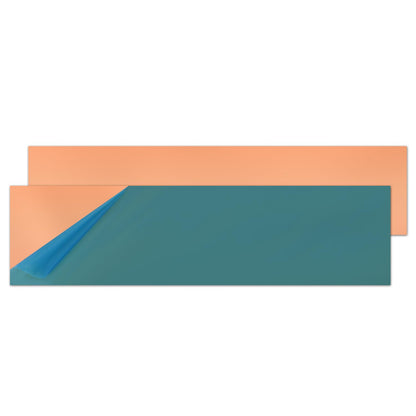 Uxney Copper Sheet Metal,2" x 8"-24 Gauge(0.5mm) Thickness,99.9% Pure Copper Plates for DIY, Jewelry, Electrical, Repair, Industrial(2 Pac）