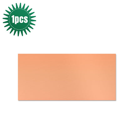 Uxney Copper Sheet Metal,2" x 4"-16 Gauge(1.5mm) Thickness,99.9% Pure Copper Plates for DIY, Jewelry, Electrical, Repair, Industrial(1 Pac）