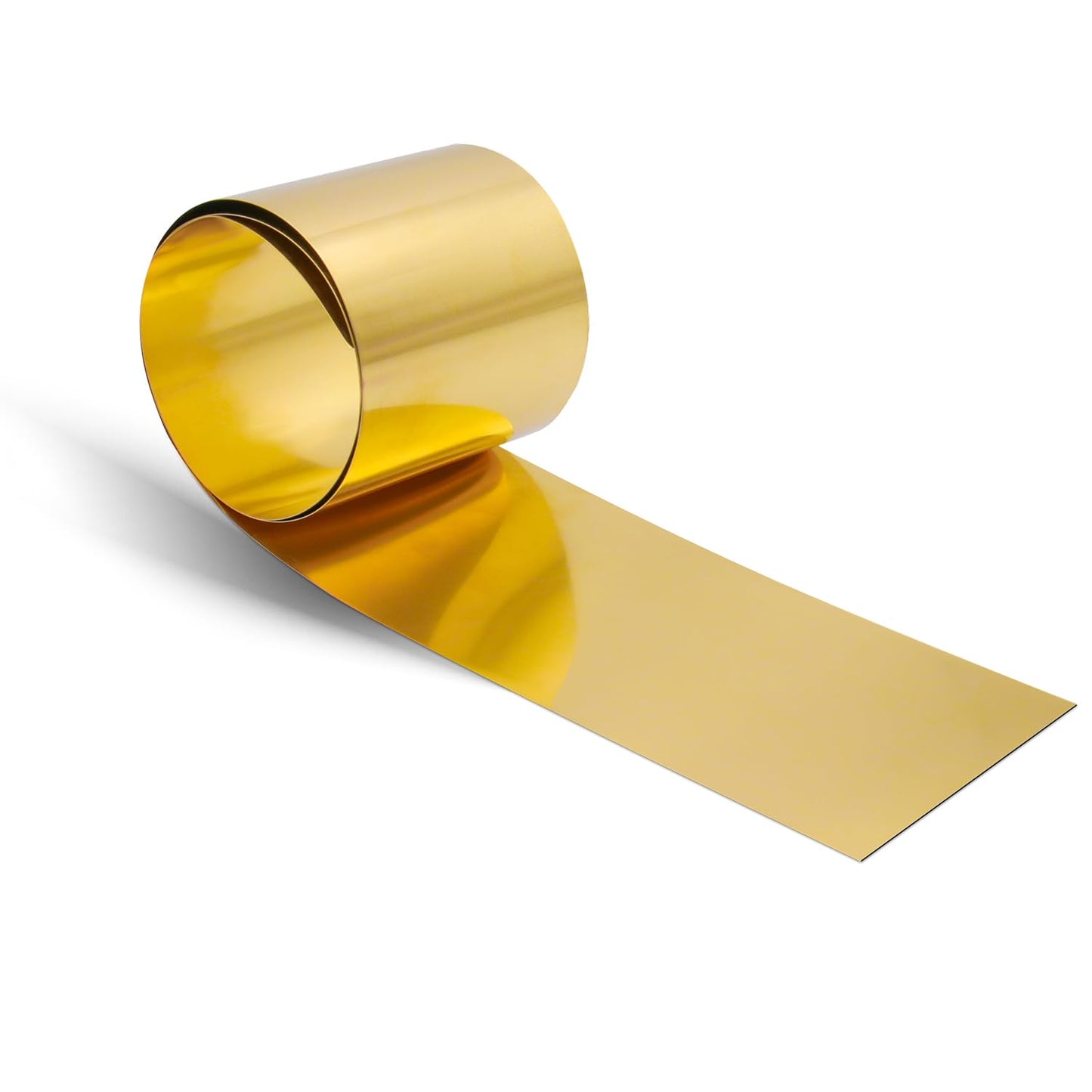Uxney Brass Sheet Roll, Gold Foil Sheets 1000mm x 100mm x 0.3mm for Crafts, Electrical Repairs, DIY Projects
