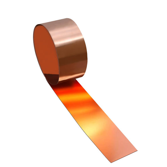 Uxney Copper Sheet Roll,Copper Flashing Roll 1000x50x0.8mm(LxWxT) Applicable to Various House Repair and DIY Projects