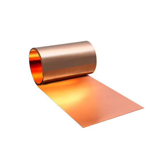 Uxney Copper Sheet Roll,Copper Flashing Roll 1000x150x0.3mm(LxWxT) Applicable to Various House Repair and DIY Projects