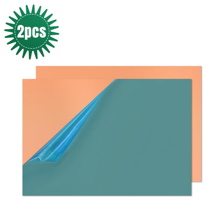 Uxney Copper Sheet Metal,4" x 6"-18 Gauge(1mm) Thickness,99.9% Pure Copper Plates for DIY, Jewelry, Electrical, Repair, Industrial(2 Pac）