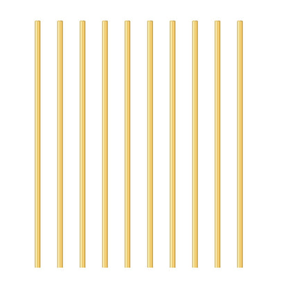 Uxney Brass Rods，3/16"Dia 12" Length Brass Solid Round Rod for DIY、Craft、Hardware（10 pcs）