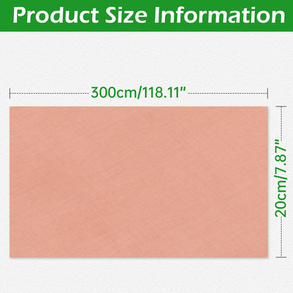 Uxney Copper Mesh Screen 7..9" x 118", 100 Mesh Copper Screen, Woven Wire Mesh Screen for Dense Filter 99.9% Pure Copper Fabric DIY Kit Window Protection