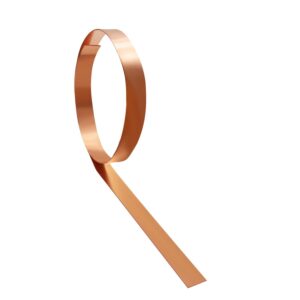 99.95% Copper Strip Roll – 1.0mm × 25mm × 1000mm