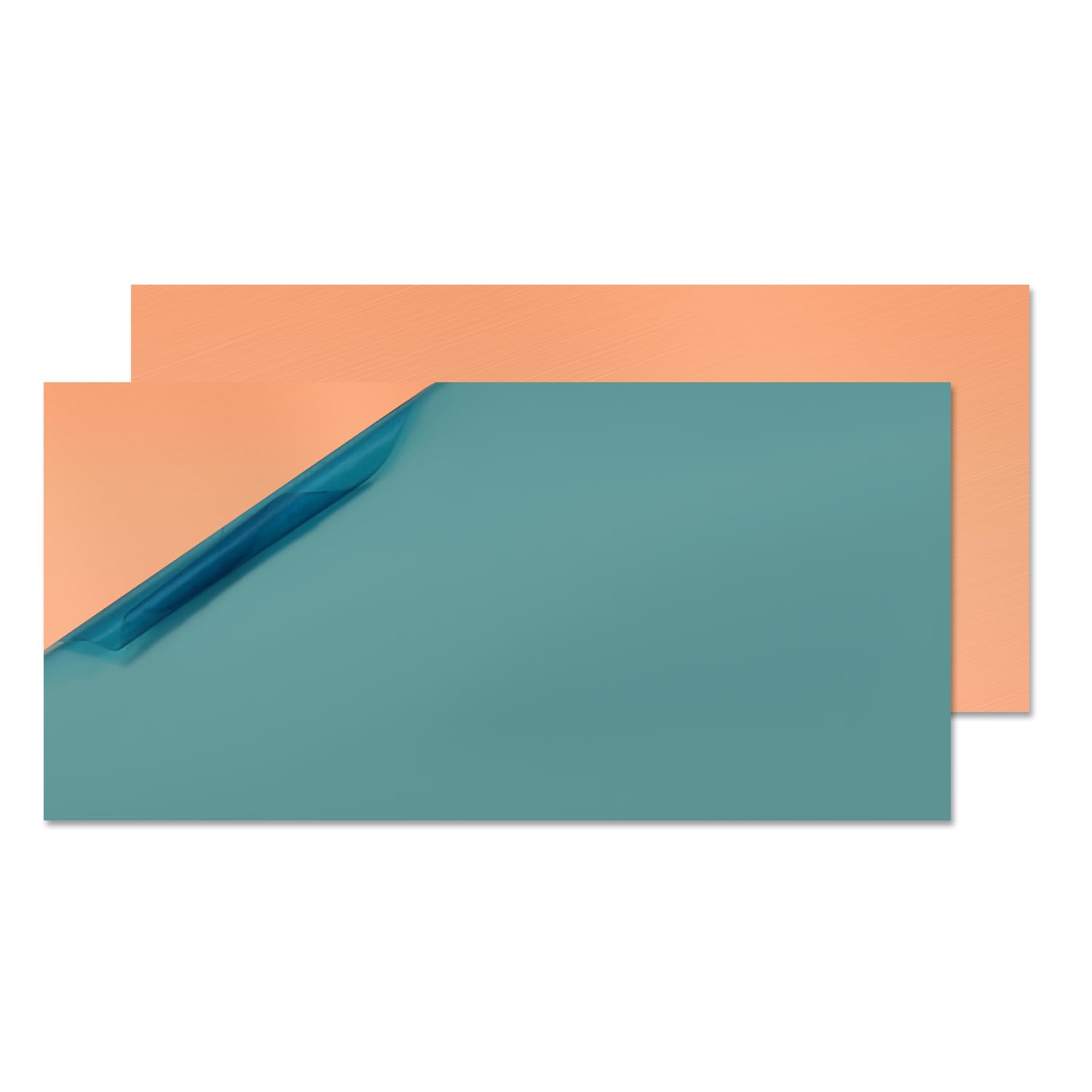 99.95% Copper Sheet – 2″ × 4″ × 1mm – 2 Pack