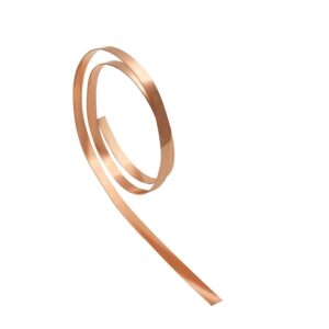 99.95% Copper Strip Roll – 1.0mm × 10mm × 1000mm
