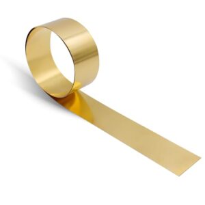 H62 Brass Foil Roll – 0.1mm × 50mm × 1000mm