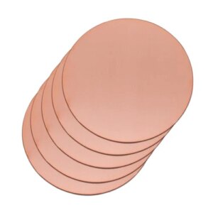 99.95% Copper Round Disc – 3″ Ø × 0.5mm