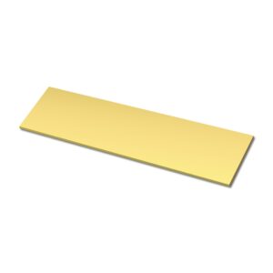 H62 Brass Flat Bar – 1/4″ × 4″ × 8″