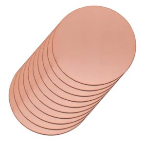99.95% Copper Round Disc – 1-1/4″ Ø × 0.5mm