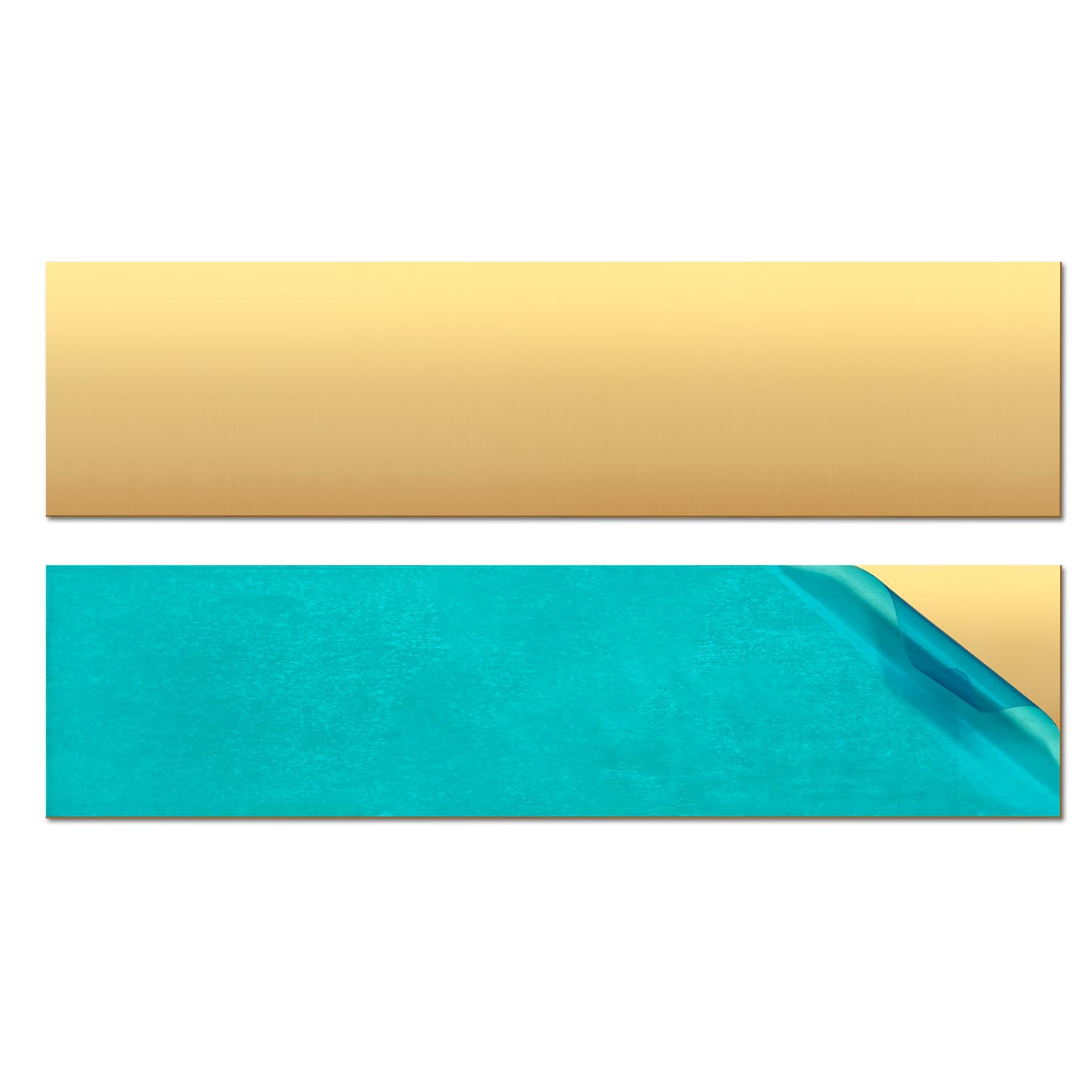 H62 Brass Sheet – 2″ × 8″ × 0.8mm – 2 Pack