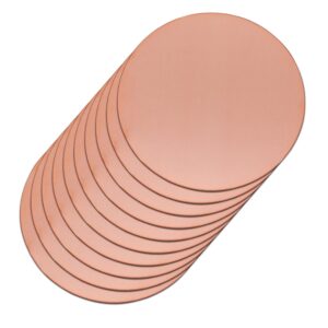 99.95% Copper Round Disc – 3/4″ Ø × 1mm