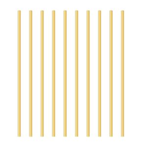 H62 Brass Round Rod – 1/8″ Ø × 12″ – 10 Pack