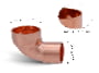 99.95 copper elbow 90° elbow - 1/2 id detail 4