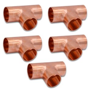 Copper – Straight Coupling – 5/16 ID – 5 Pack