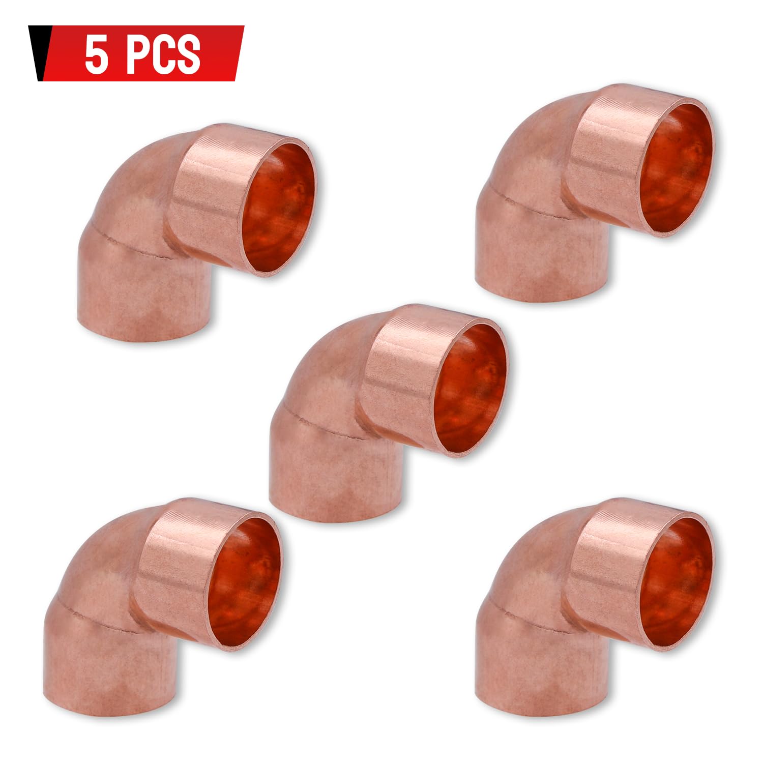 99.95 copper elbow 90° elbow - 1-1/8 id detail 3