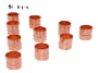 99.95 copper straight coupling straight coupling - 3/8 detail 3