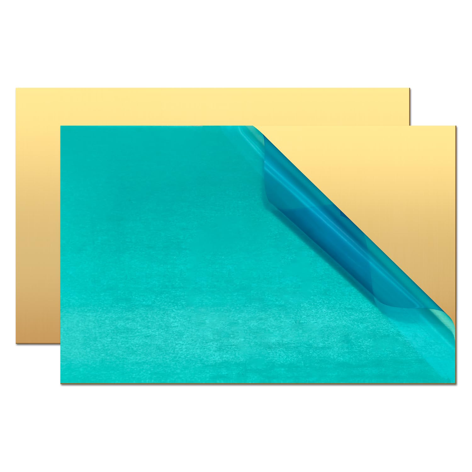 H62 Brass Sheet – 4″ × 8″ × 1mm – 2 Pack