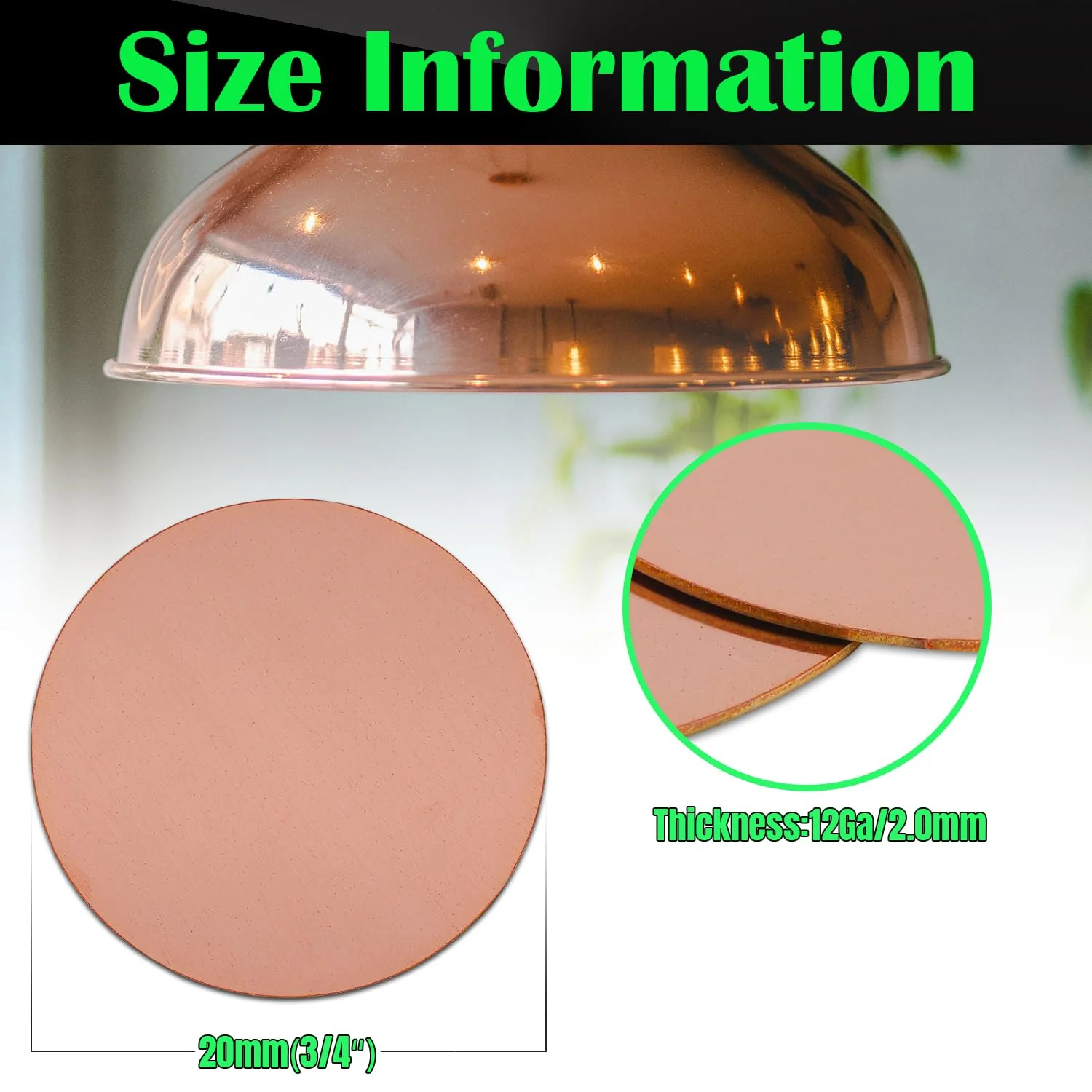 99.95 copper round disc 3/4inx2mm detail 4