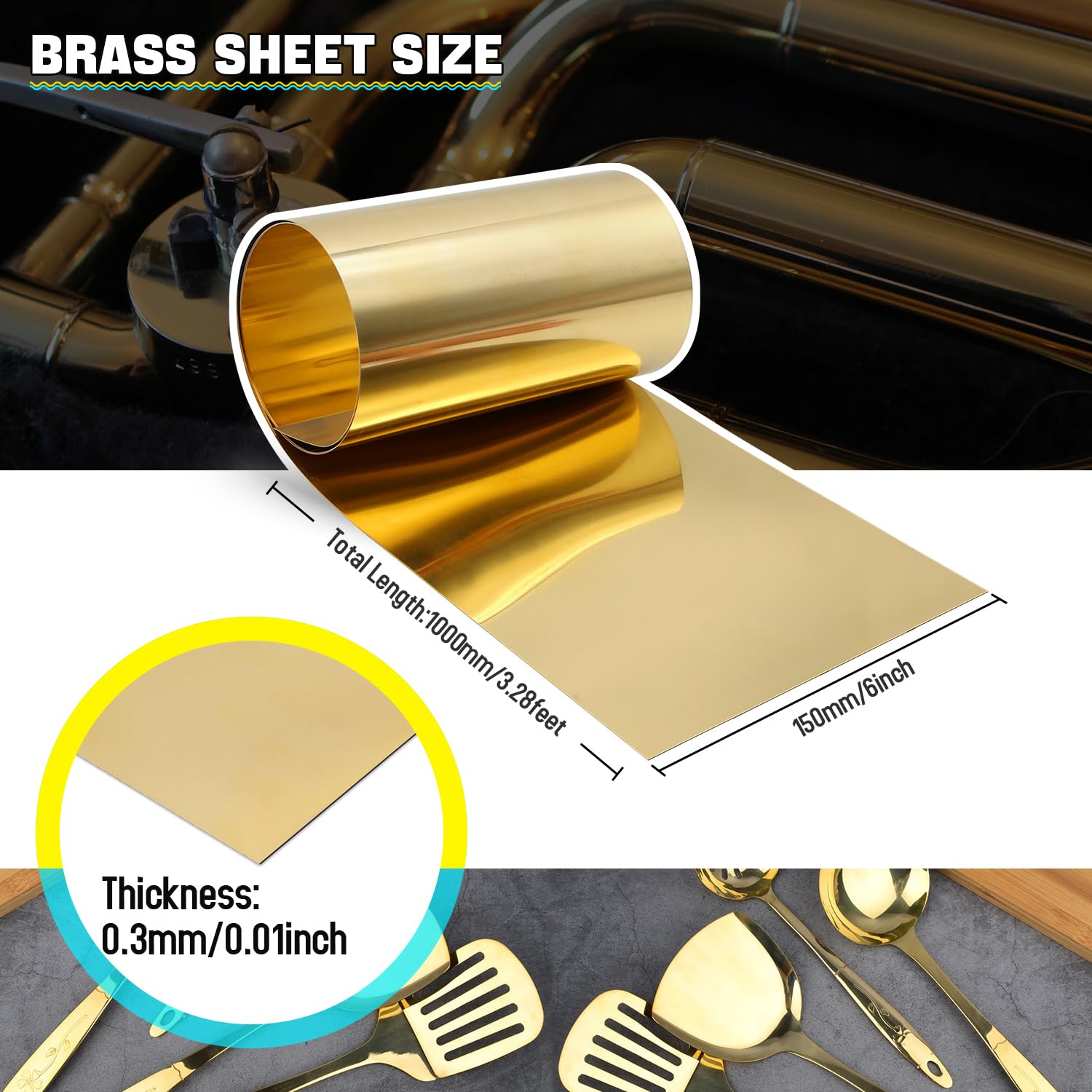 h62 brass foil roll 0.3x150x1000mm detail 4