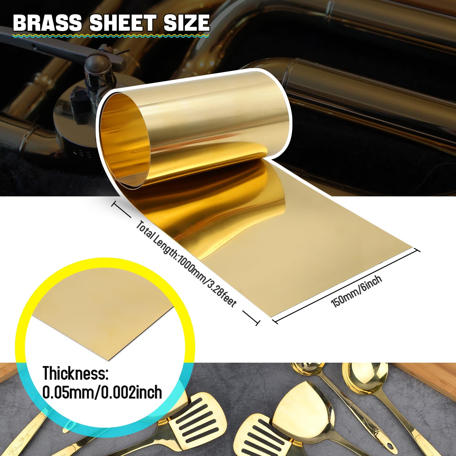 h62 brass foil roll 0.05x150x1000mm detail 4