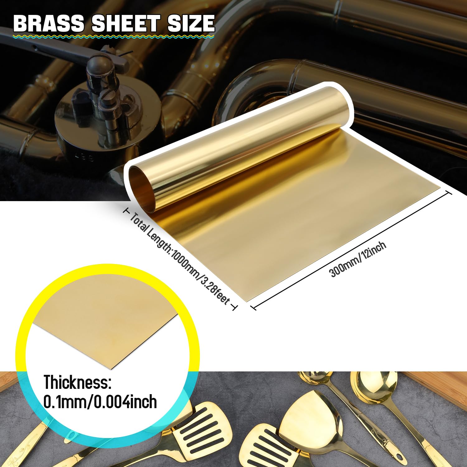 h62 brass foil roll 0.1x300x1000mm detail 4