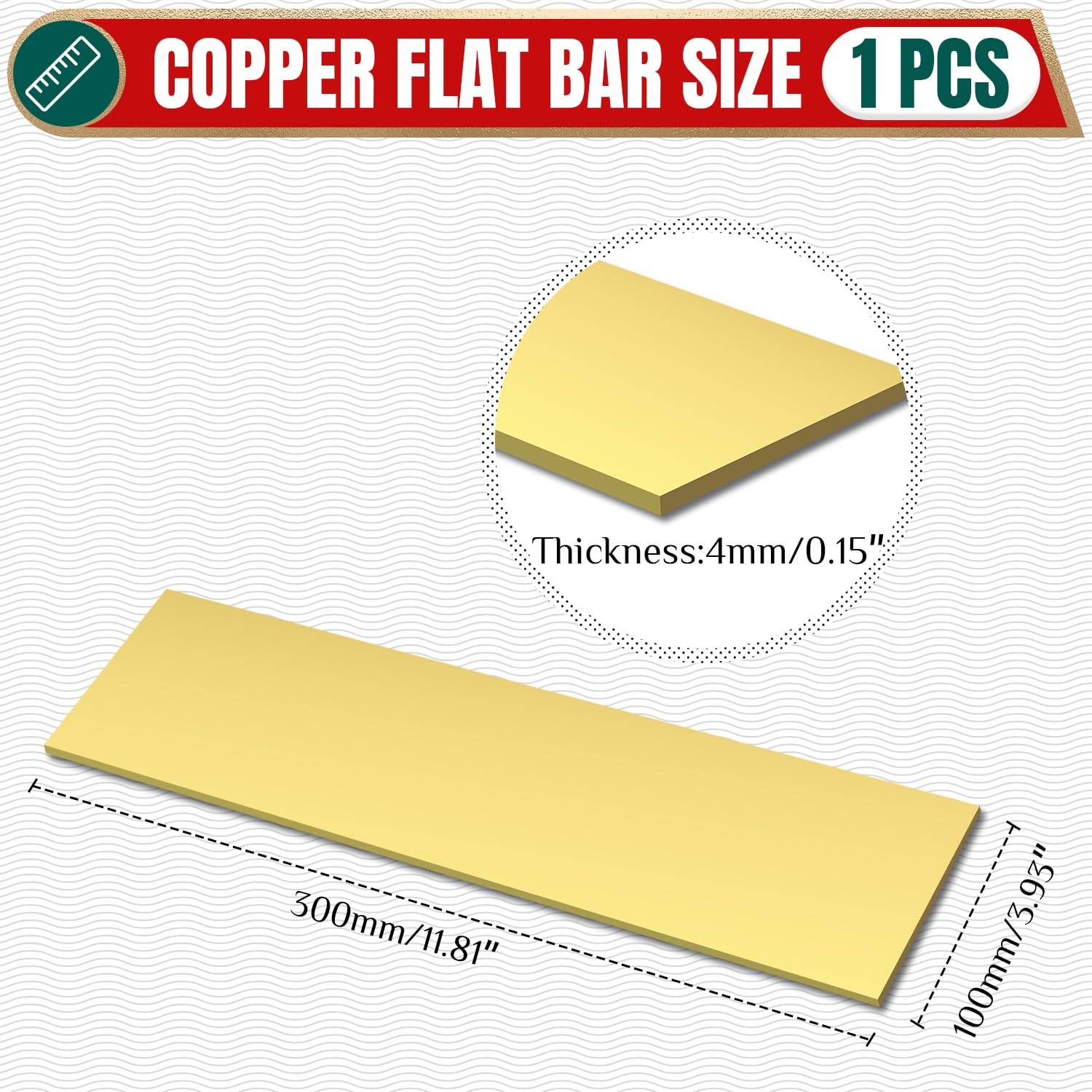 h62 brass flat bar 5/32inx4inx12in detail 6