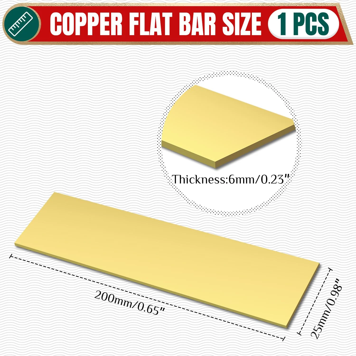 h62 brass flat bar 1/4inx1inx8in detail 6