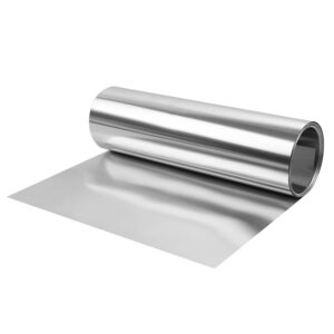 Uxneymetal Aluminum Flashing Roll，Aluminum Sheet Roll 5000x200x0.08mm(LxWxT) Applicable to Various House Repair and DIY Projects