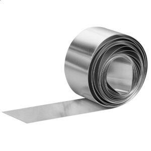 Uxneymetal Aluminum Flashing Roll 2 Inch x 11 Ft, 30 Gauge Roof Flashing Metal Roll, Flexible and Bendable Aluminum Sheet Metal Strip for Roof Repair, Sealing, Siding, and DIY Projects