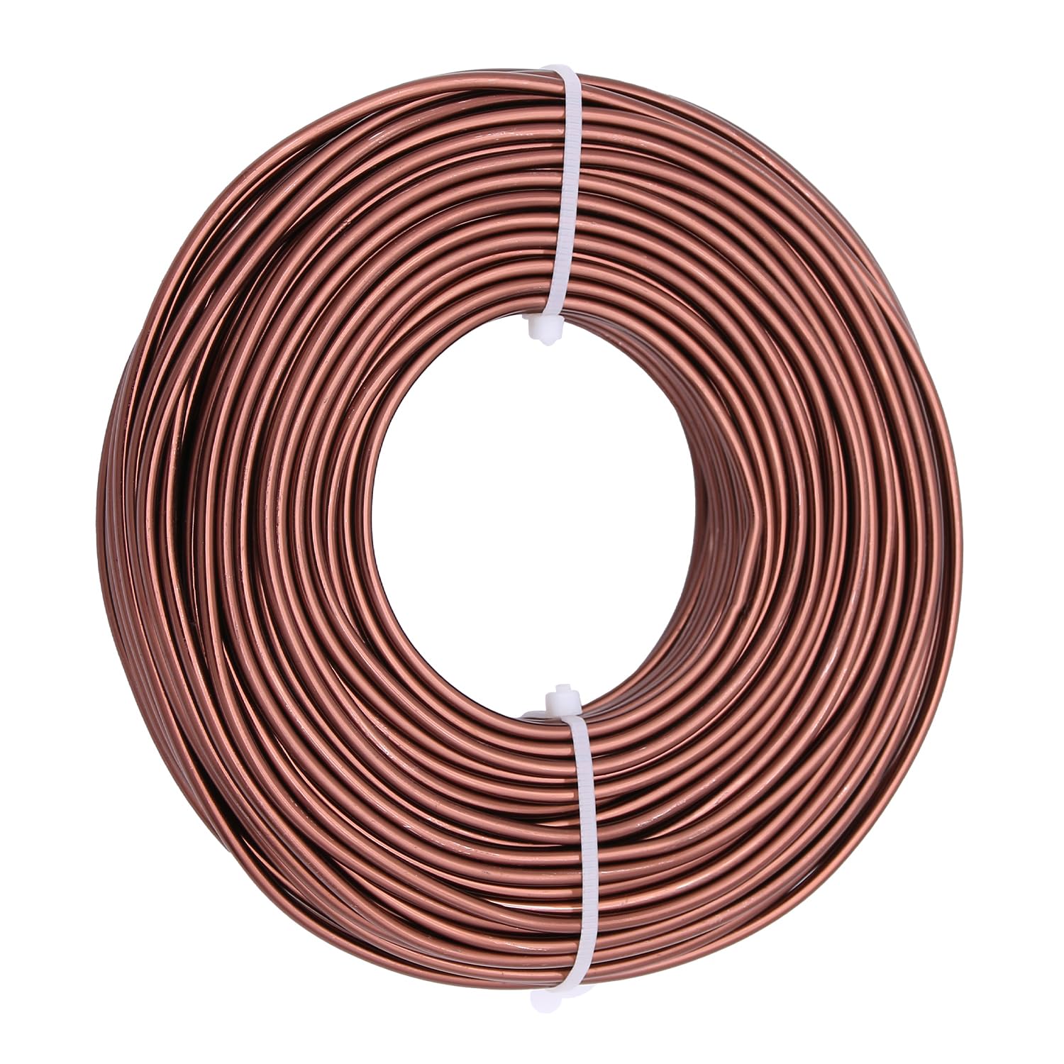 20 Gauge Aluminum Craft Wire, 100 Feet 0.8mm Bendable Metal Wire for Jewelry Making, Sculpting and Floral Design, Soft Armature Wire for DIY Crafts (Bronze)