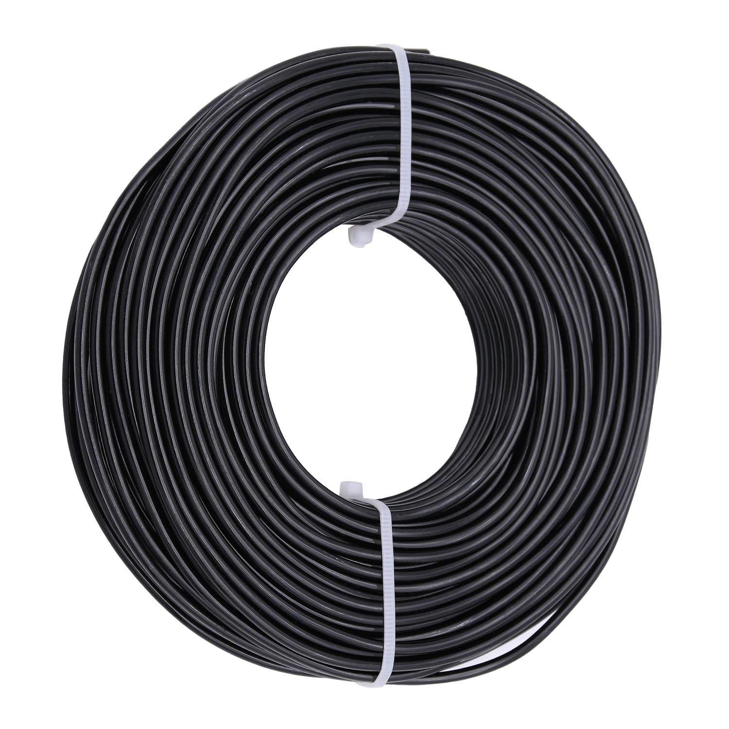 9 Gauge Aluminum Craft Wire, 100 Feet 3mm Bendable Metal Wire for Jewelry Making, Sculpting and Floral Design, Soft Armature Wire for DIY Crafts (Black)