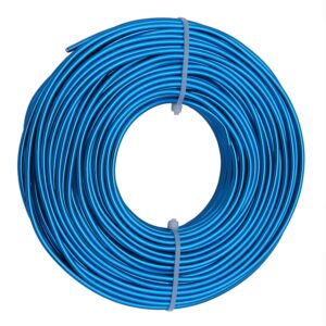 9 Gauge Aluminum Craft Wire, 100 Feet 3mm Bendable Metal Wire for Jewelry Making, Sculpting and Floral Design, Soft Armature Wire for DIY Crafts (Aqua Blue)