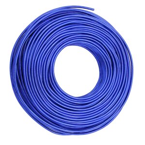 9 Gauge Aluminum Craft Wire, 100 Feet 3mm Bendable Metal Wire for Jewelry Making, Sculpting and Floral Design, Soft Armature Wire for DIY Crafts (Royal Blue)