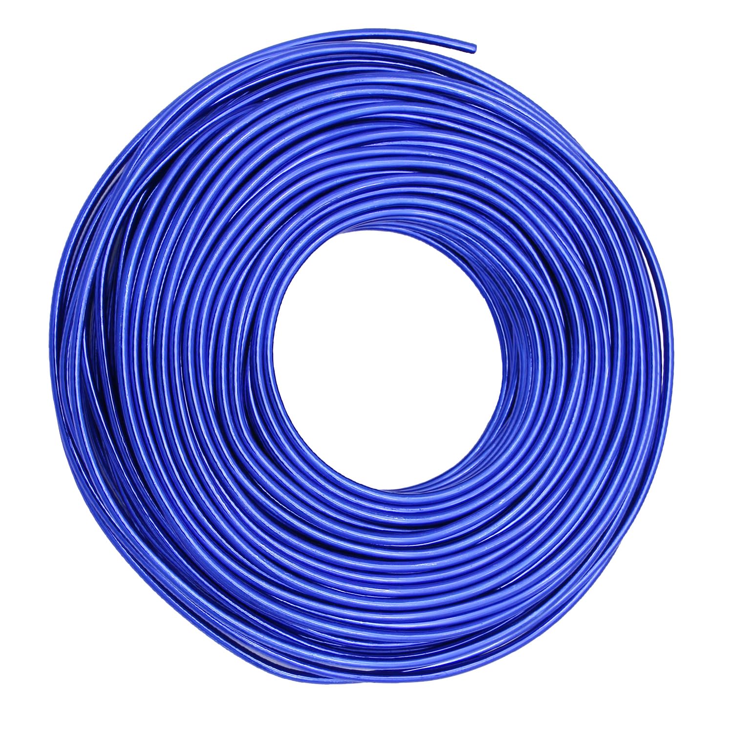 9 Gauge Aluminum Craft Wire, 100 Feet 3mm Bendable Metal Wire for Jewelry Making, Sculpting and Floral Design, Soft Armature Wire for DIY Crafts (Royal Blue)