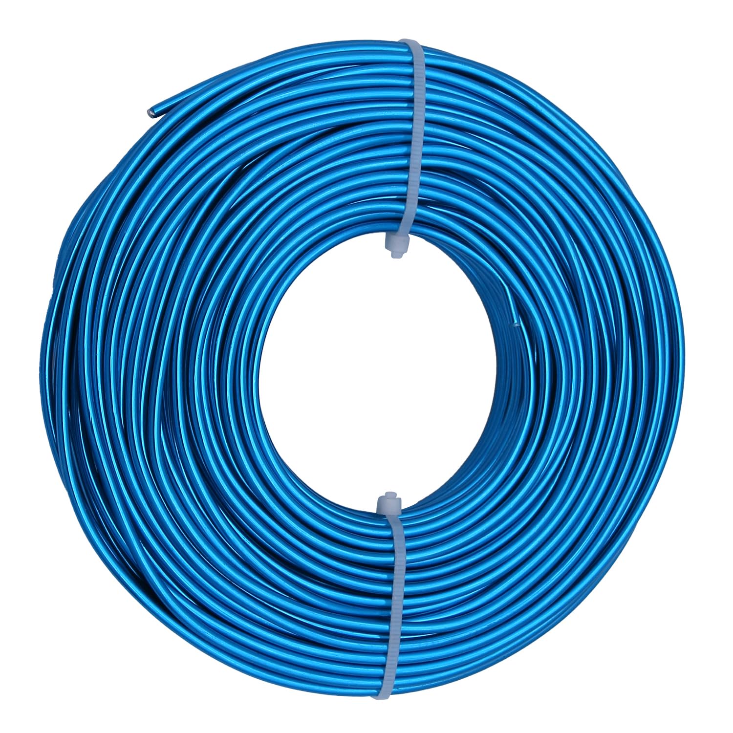 18 Gauge Aluminum Craft Wire, 100 Feet 1mm Bendable Metal Wire for Jewelry Making, Sculpting and Floral Design, Soft Armature Wire for DIY Crafts (Aqua Blue)